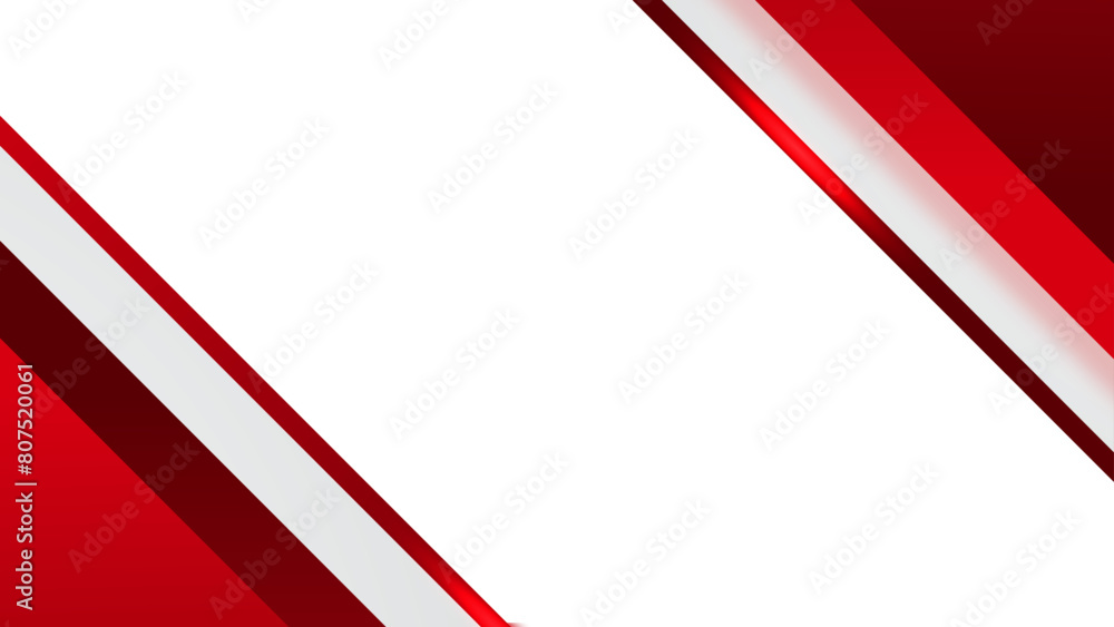 Modern abstract geometric red white background premium vector Modern abstract geometric red white background premium vector