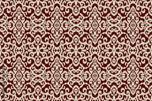 Seamless ethnic design, ikat art. beautiful hand drawn Design for textile and printingEthnic pattern.beautiful pattern. folk embroidery,bohemian style,aztec geometric art	