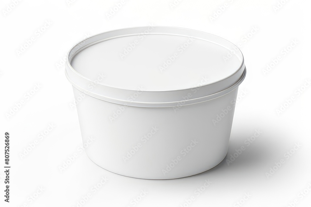 Blank Ice Cream White Container mockup Isolated on a white background
Blank Ice Cream White Container mockup Isolated on a white background
