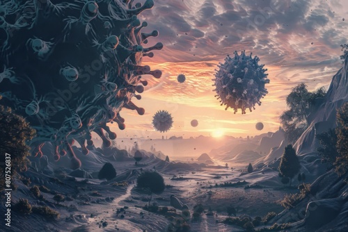 giant virus structures photo