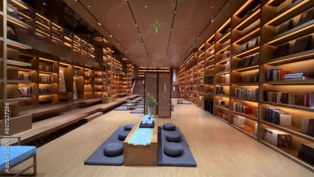 Chinese library in Chengdu China Chinese library in Chengdu China