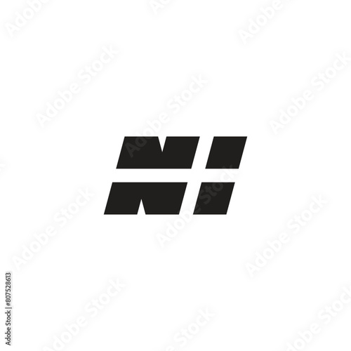 plus n simple geometric logo vector