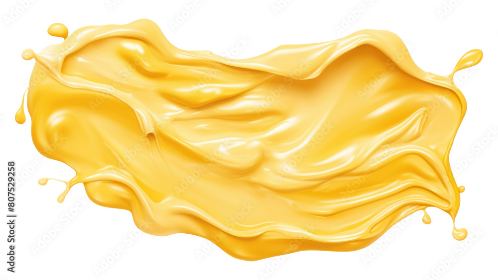 Fototapeta premium PNG Flowing melted cheese background freshness.