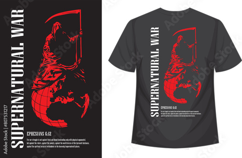 Christian bible verse t shirt design illustration vector