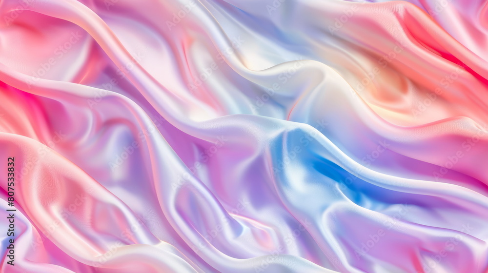 Seamless pattern. Flowing satin fabric in soft pastel colors, perfect for fashion and textile backgrounds. Seamless pattern. Flowing satin fabric in soft pastel colors, perfect for fashion and textile backgrounds.