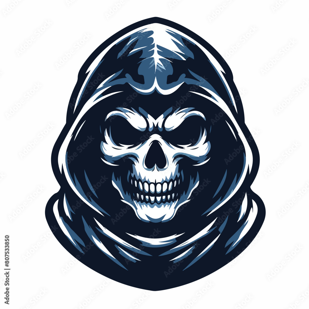 Fototapeta premium skull mascot logo icon Design