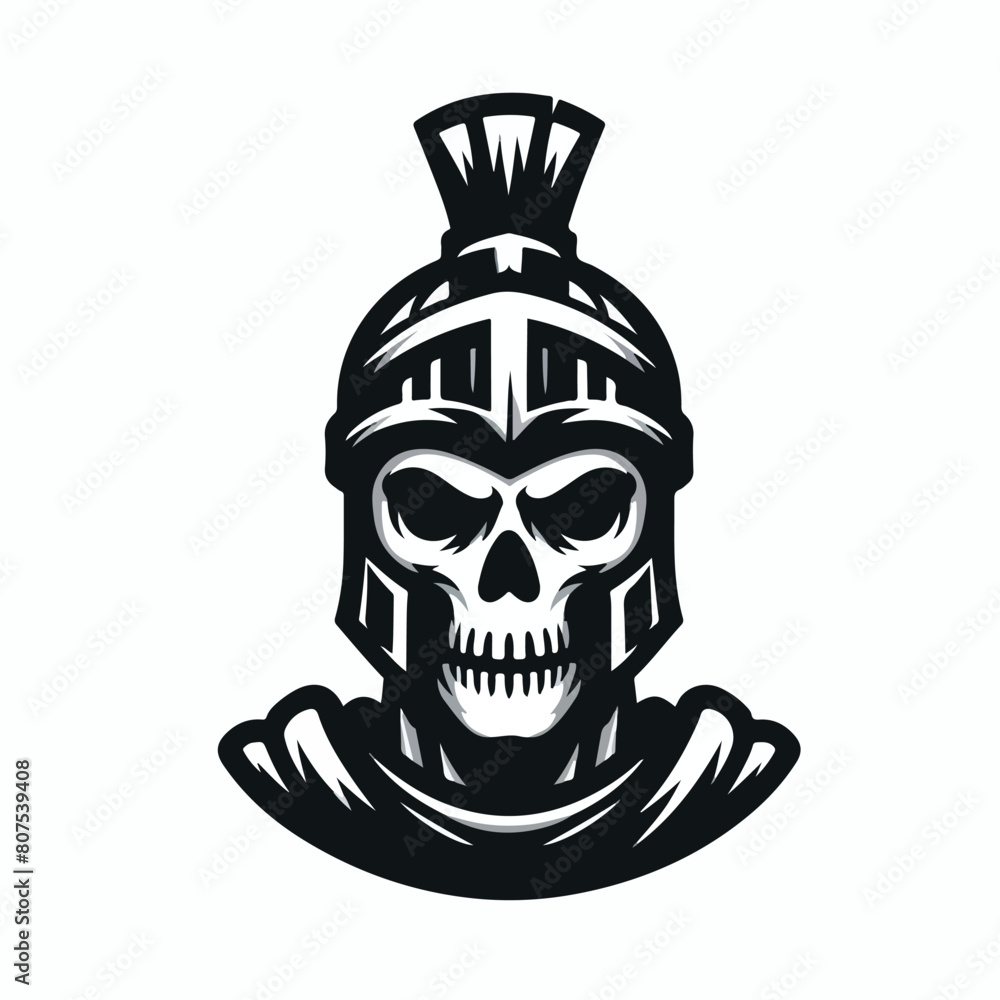 skull mascot logo icon Design