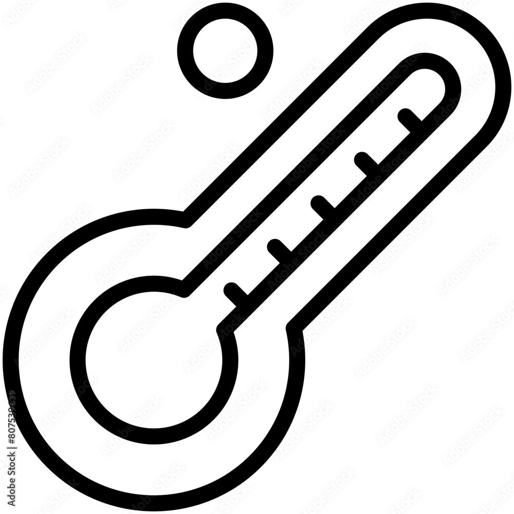 thermometer line icon thermometer line icon