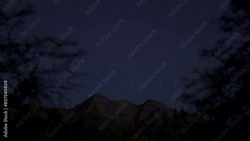 Nighttime timelapse captures the beauty of the earth's movement in Cafayate, Salta, Argentina. Nighttime timelapse captures the beauty of the earth's movement in Cafayate, Salta, Argentina.