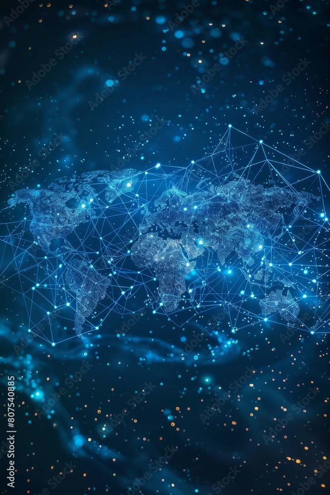 Global Connectivity Network Map Global Connectivity Network Map