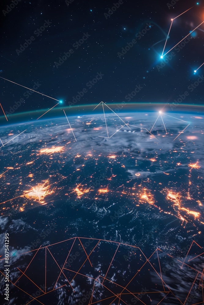 Global Connectivity Network - The Pulse of Technology
