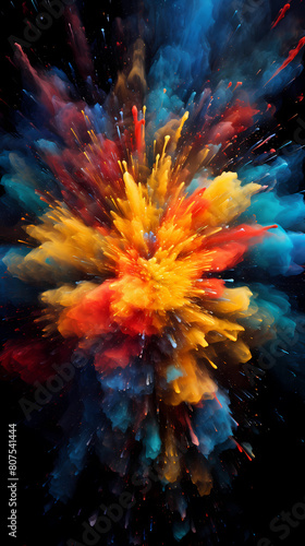 Colorful powder explosion © xuan