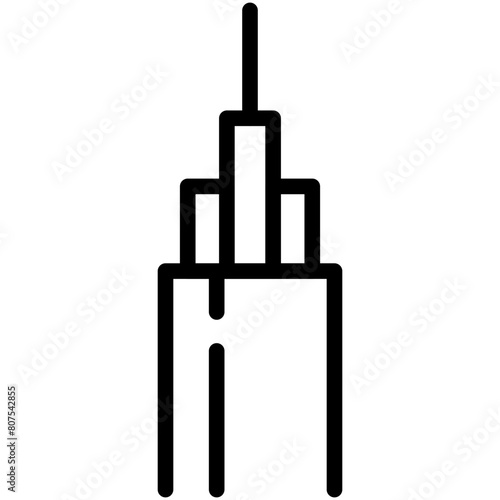 fiber optic line icon