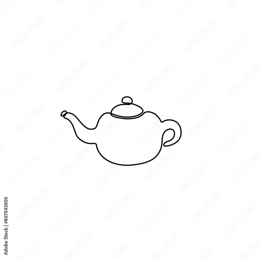Arabic magic genie lamp, kettle, tea pot, emblem, logo design, continuous line drawing, design element for poster, banner, print, one single line on white background, isolated vector. Arabic magic genie lamp, kettle, tea pot, emblem, logo design, continuous line drawing, design element for poster, banner, print, one single line on white background, isolated vector.