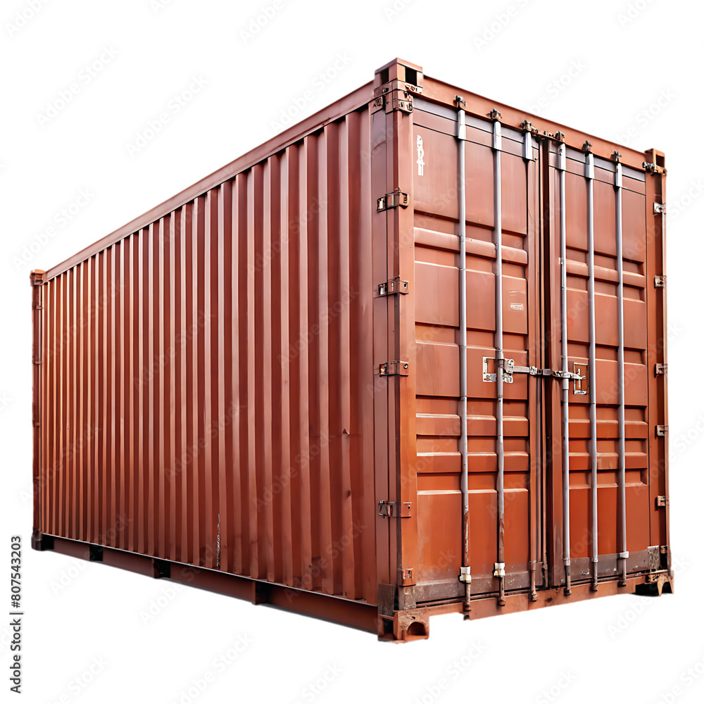 Blue cargo containe Blue cargo containe