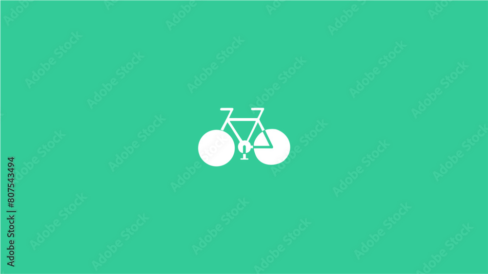 Bicycle simple design modern minimalis and eco transportation Bicycle simple design modern minimalis and eco transportation