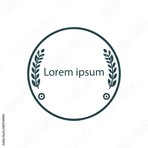 Vector silhouette of a tree