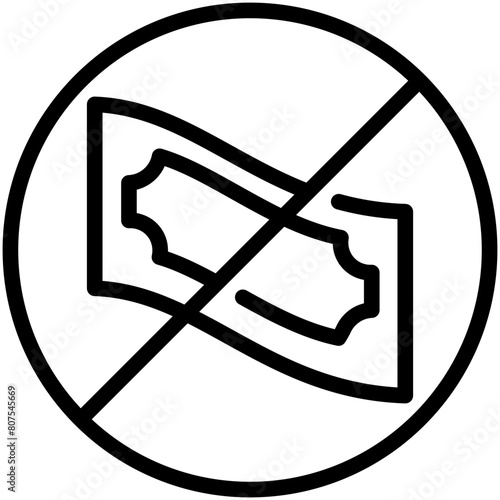 no cost line icon