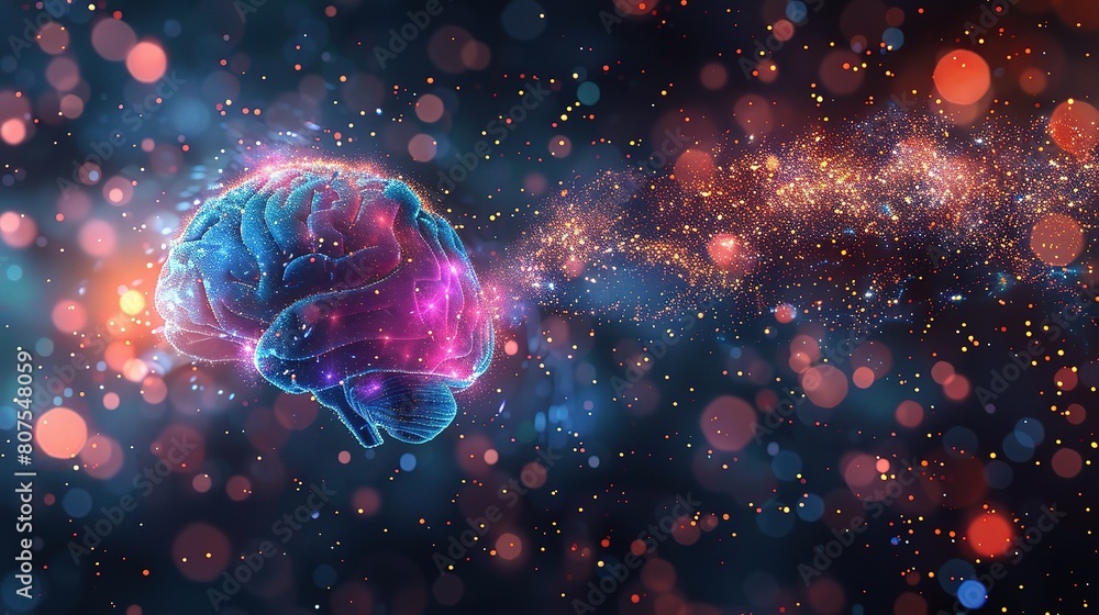 artificial intelligence optimizing healthcare delivery, with colorful medical data streams artificial intelligence optimizing healthcare delivery, with colorful medical data streams