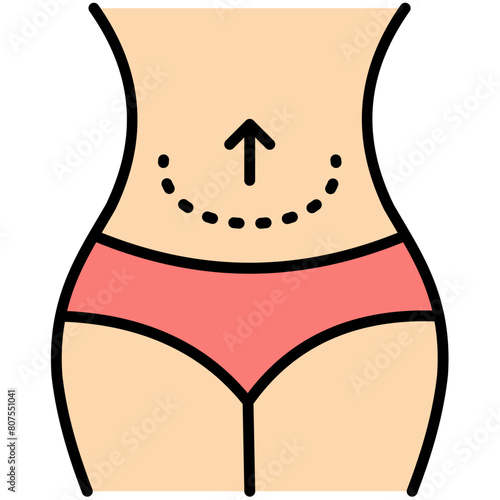 Plastic Surgery Colored Icon Pack