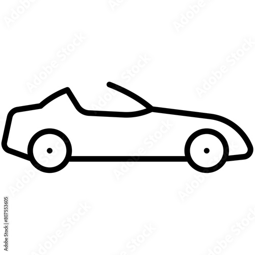 Car Types Outline Icon Pack