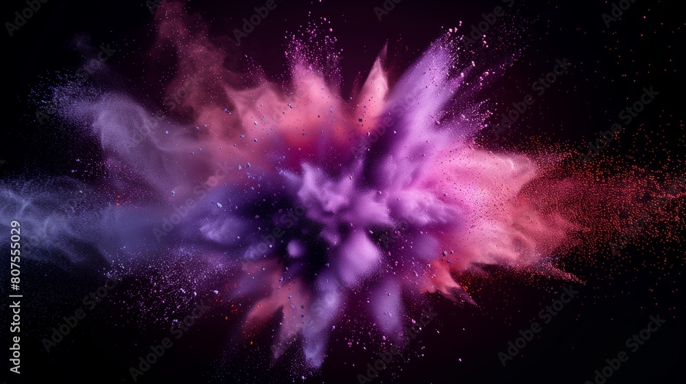 Fototapeta premium fireworks in space