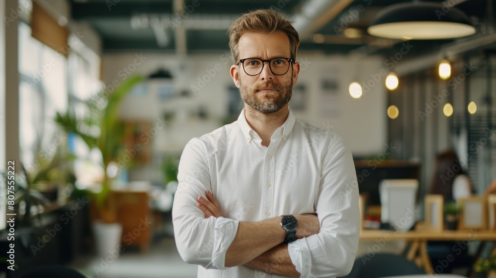 resilient entrepreneur with a steadfast look, overcoming challenges in a startup office environment in the most sought-after stock photo company. resilient entrepreneur with a steadfast look, overcoming challenges in a startup office environment in the most sought-after stock photo company.