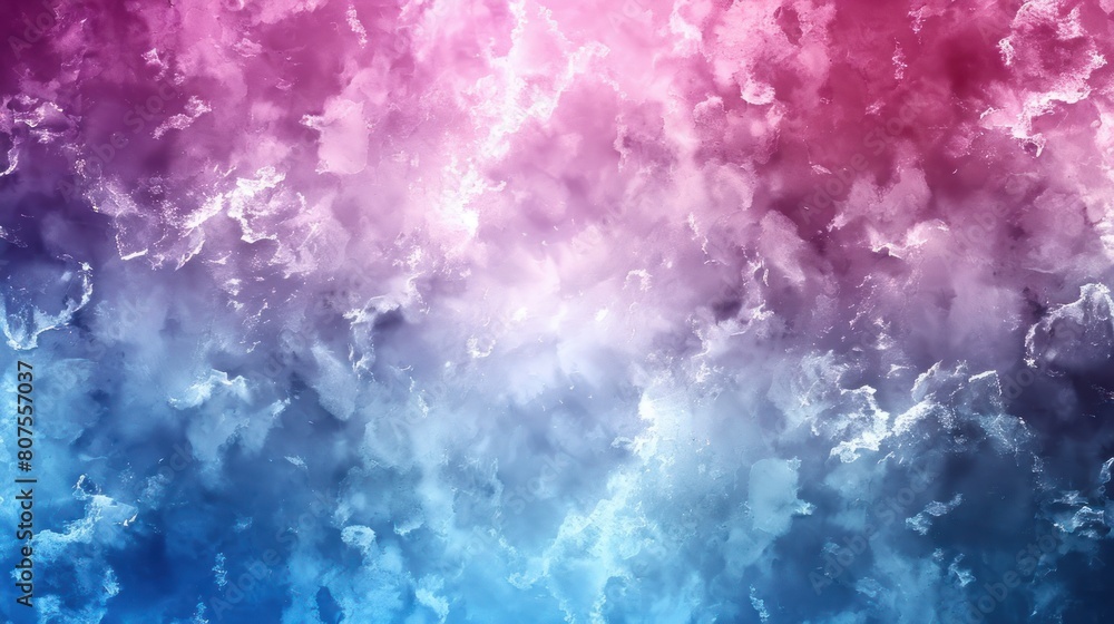 Fototapeta premium Blue and Pink Background With Clouds