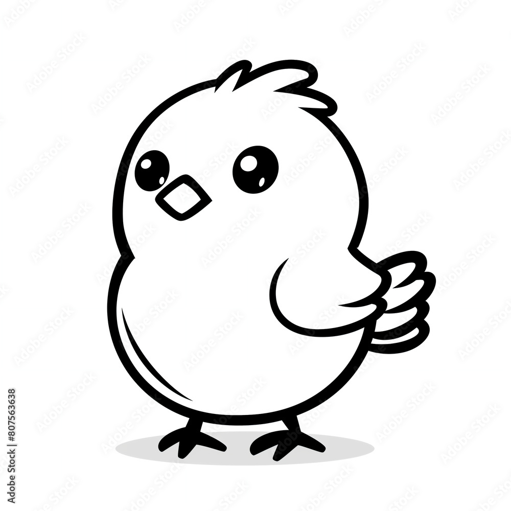 Chicks with a cute 2D drawing feel Chicks with a cute 2D drawing feel