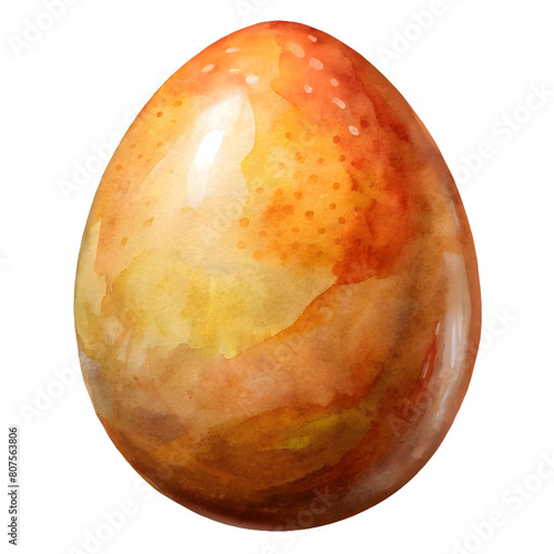 Watercolor egg