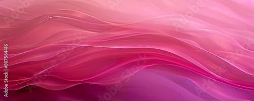 Modern abstract wallpaper with smooth gradient from rose to deep pink elegant design