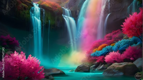 Rainbow Spectrum Over the River