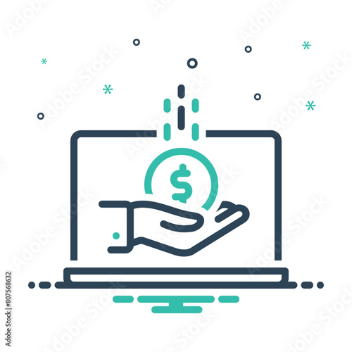 Mix icon for earning