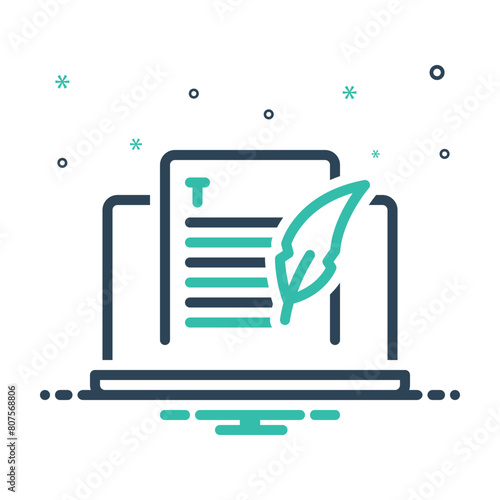 Mix icon for blog