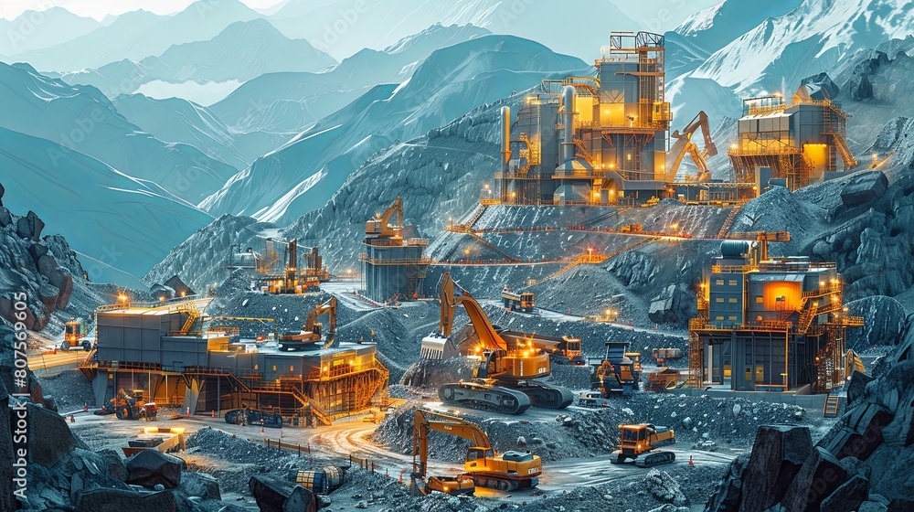 Many construction engineers are helping to build the structure and have many machines. Many construction engineers are helping to build the structure and have many machines.
