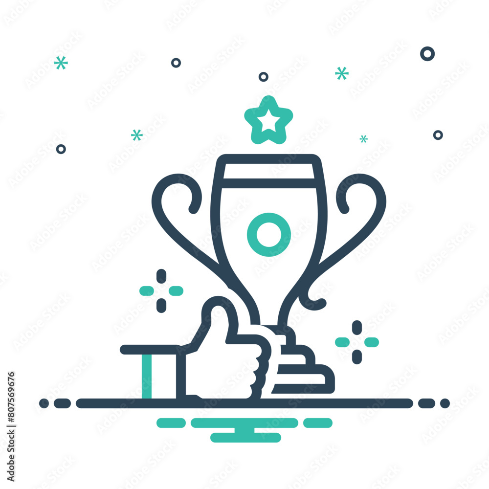 Mix icon for well done Mix icon for well done