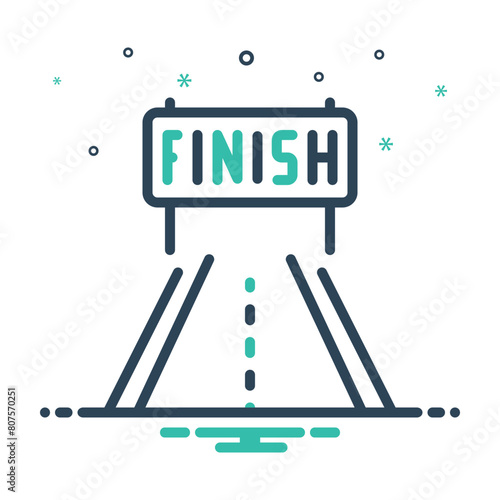 Mix icon for finish