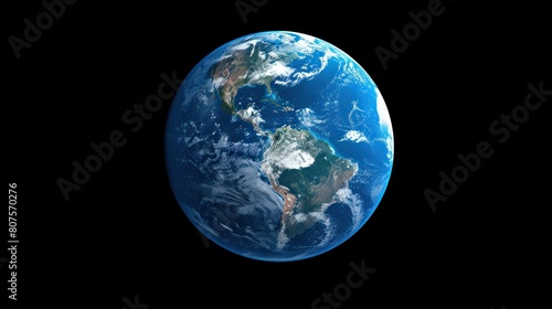 Earth  our home planet  with its vibrant blue oceans and green continents  teeming with life.