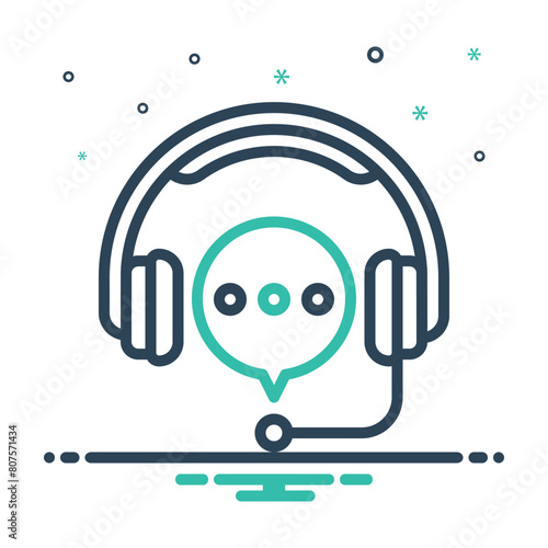 Mix icon for helpline