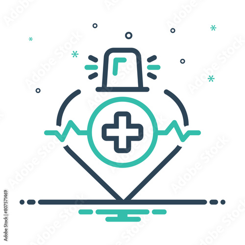 Mix icon for medical alert