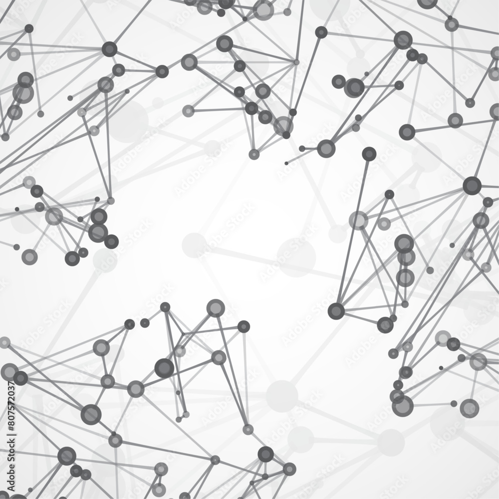 Abstract molecules background. Abstract molecules background.