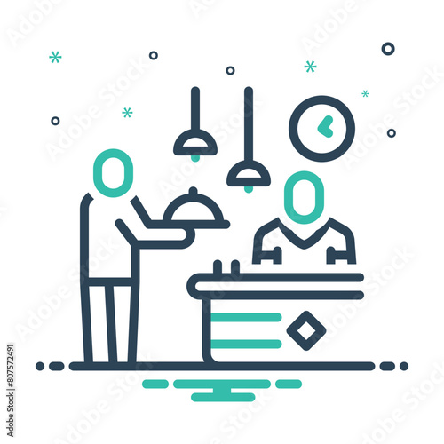 Mix icon for serve