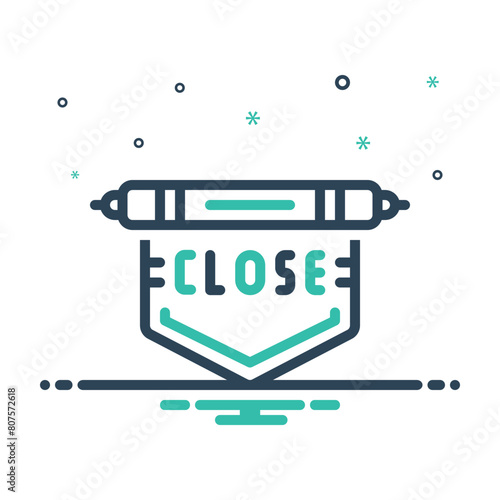 Mix icon for closed
