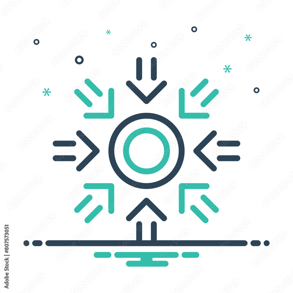 Mix icon for center Mix icon for center