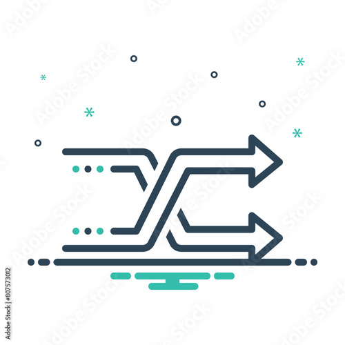 Mix icon for shuffle