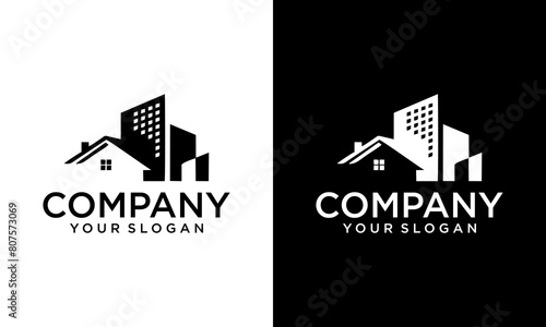 Creative Real Estate Logo, real, real estate, house logo, building logo design template