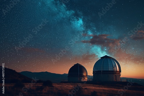 Radio Telescopes Scanning the Starry Night Sky