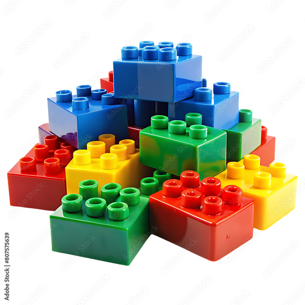 Plastic building blocks Plastic building blocks