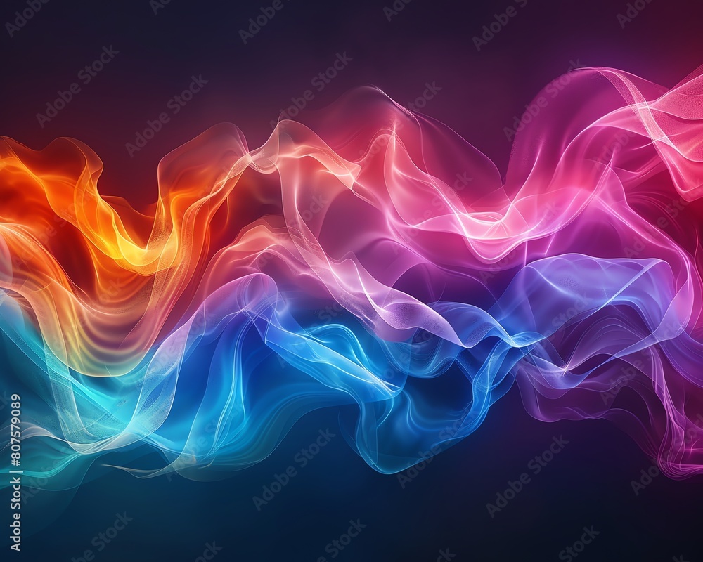 Abstract painting The colors are blended together to create a smooth Abstract painting The colors are blended together to create a smooth