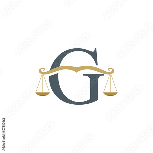 Letter G Law firm logo design